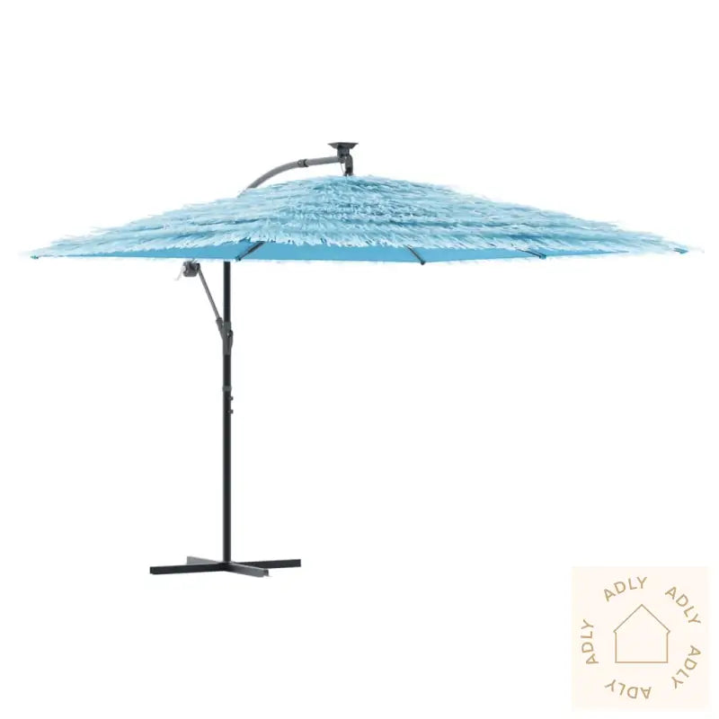 Hageparasoll Med Stålstang Blå 290X290X238 Cm