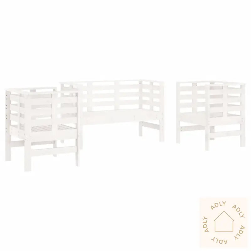 Hagesofagruppe Hvit 3 Deler Heltre Furu