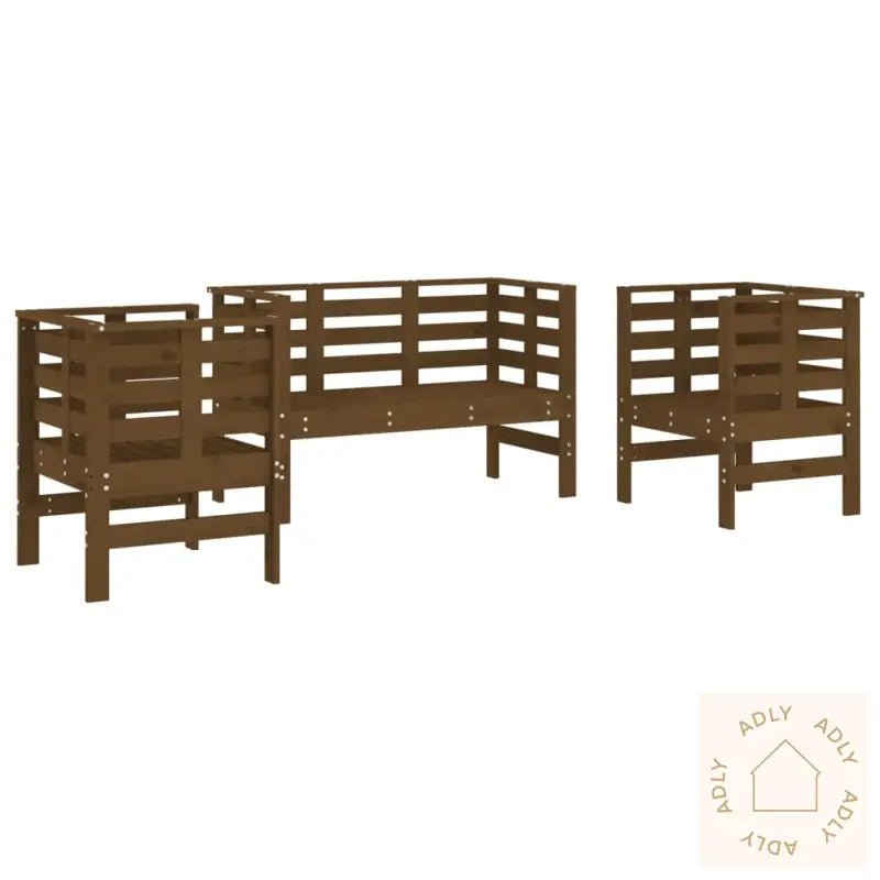 Hagesofagruppe 3 Deler Honningbrun Heltre Furu