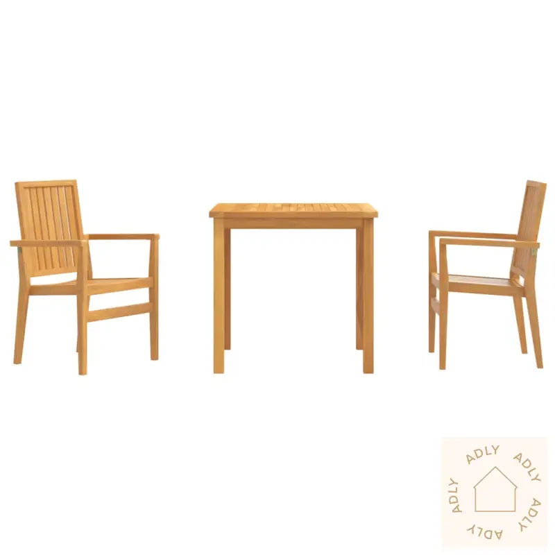 Hagespisegruppe 3 Deler Heltre Teak