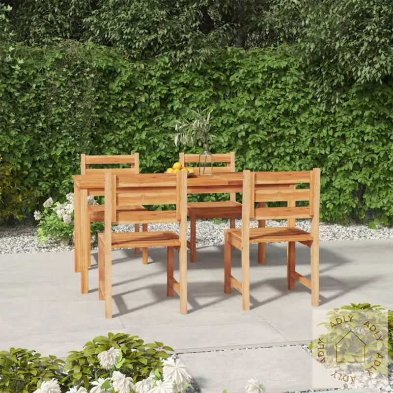 Hagespisegruppe 5 Deler Heltre Teak