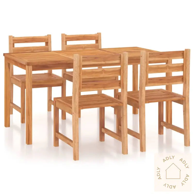 Hagespisegruppe 5 Deler Heltre Teak