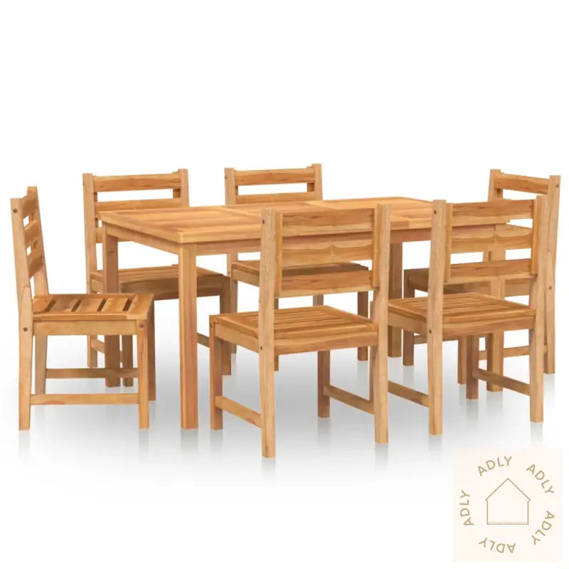 Utendørs Spisestue 7 Deler Heltre Teak