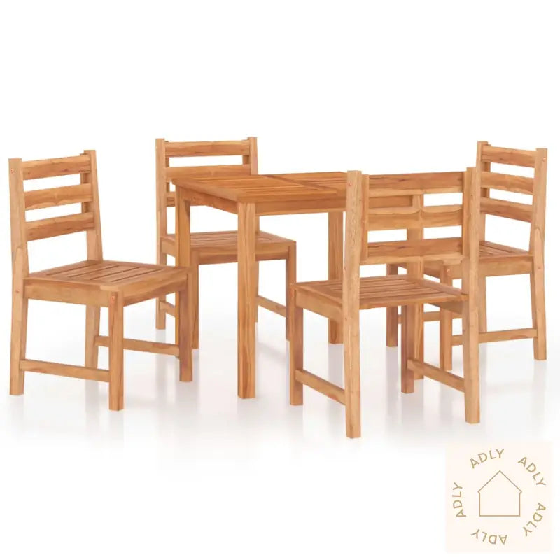Hagespisegruppe 5 Deler Heltre Teak