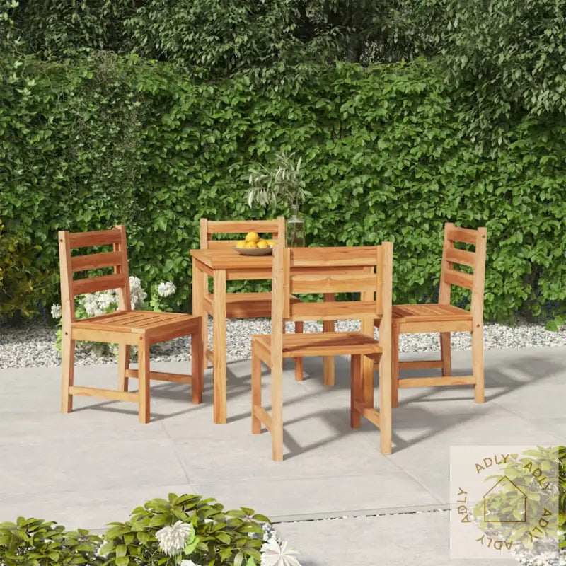 Hagespisegruppe 5 Deler Heltre Teak