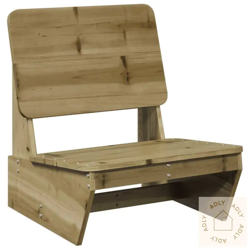 Hagestol 60X64X70,5 Cm Impregnert Furu