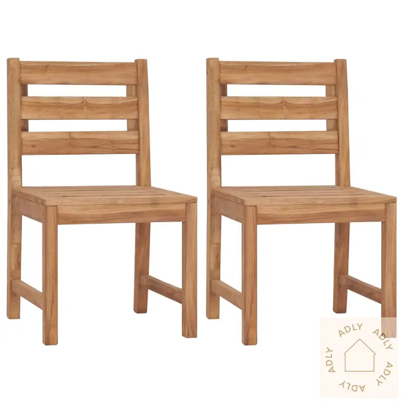 Hagestoler 2 Stk Heltre Teak