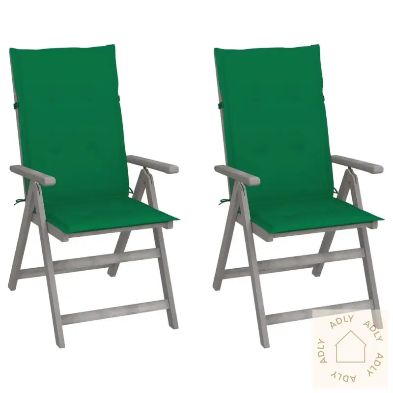 Hagestoler 2 Stk Med Puter Heltre Akasie