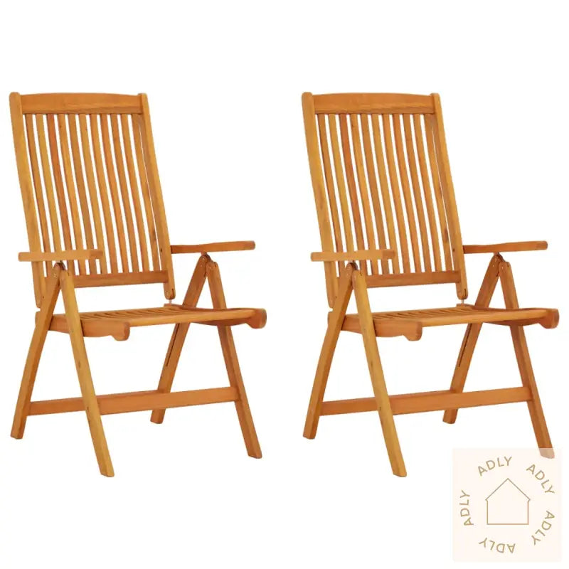 Klappstoler 2 Stk Heltre Eukalyptus