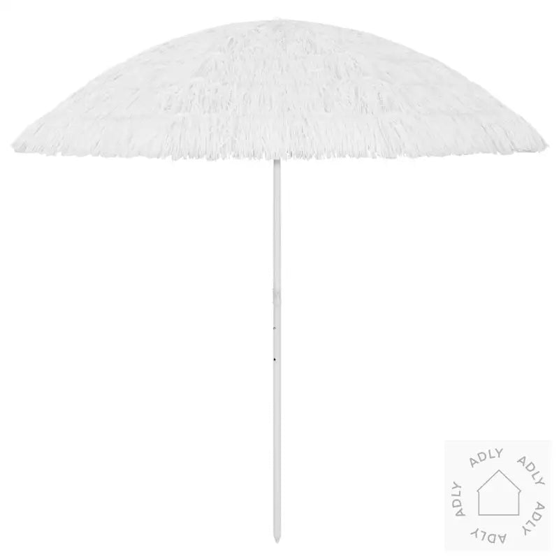 Strandparasoll Hawaii Hvit 300 Cm