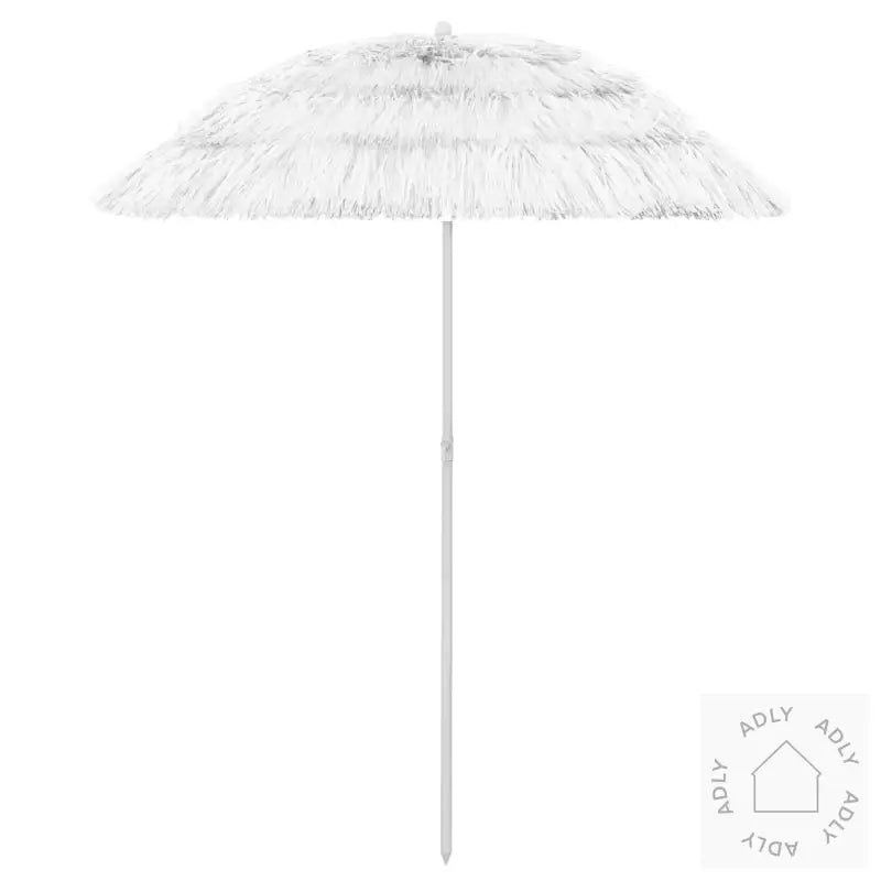 Strandparasoll Hawaii Hvit 180 Cm