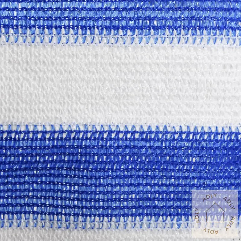 Balkongskjerm Blå Og Hvit 120X500 Cm Hdpe
