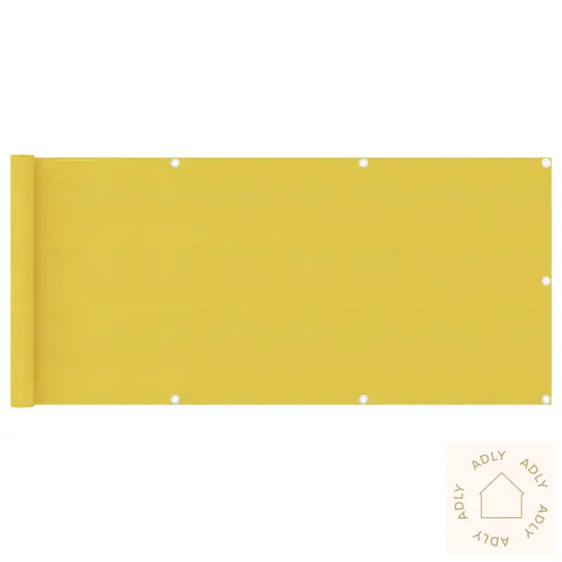 Balkongskjerm Gul 75X400 Cm Hdpe