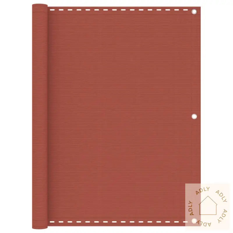 Balkongskjerm Terrakotta 120X600 Cm Hdpe