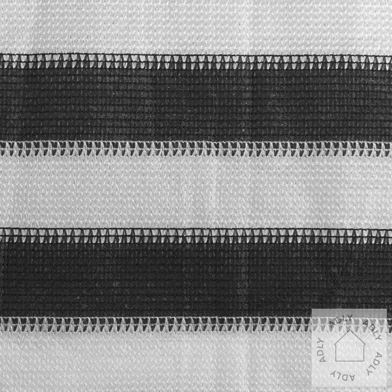 Balkongskjerm Hdpe 120X600 Cm Antrasitt Og Hvit