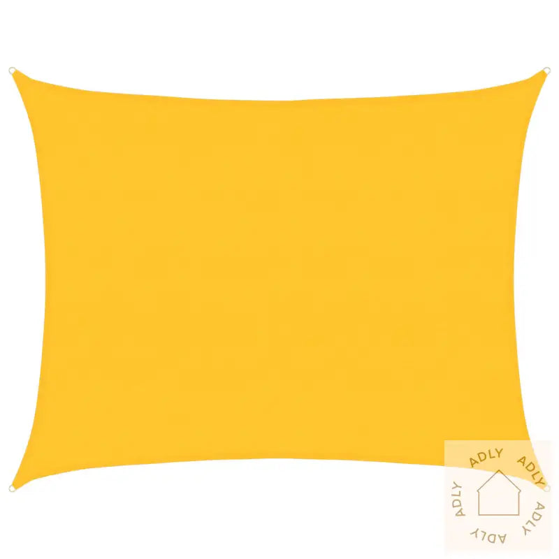 Solseil 160 G/M² Rektangulær Gul 6X7 M Hdpe