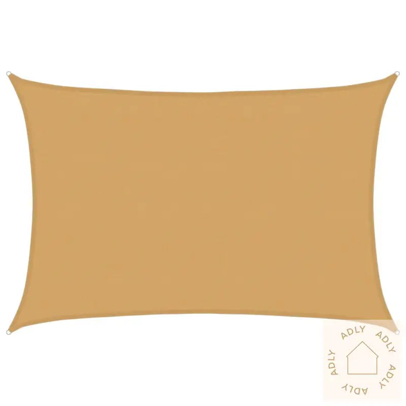 Solseil 160 G/M² Rektangulær Sand 4X5 M Hdpe