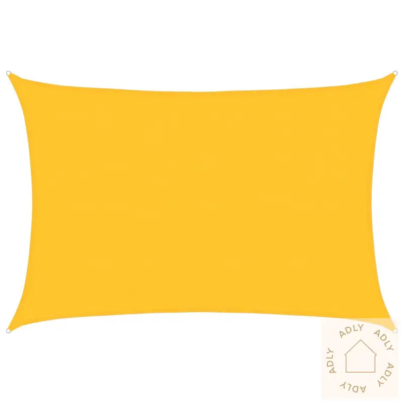 Solseil 160 G/M² Rektangulær Gul 5X7 M Hdpe