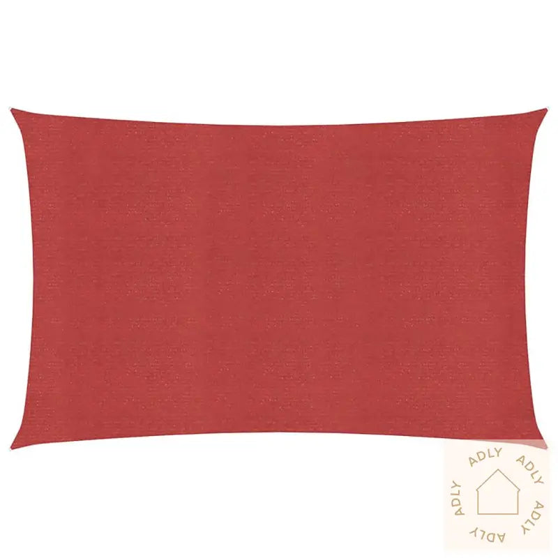 Solseil 160 G/M² Rød 2,5X4,5 M Hdpe