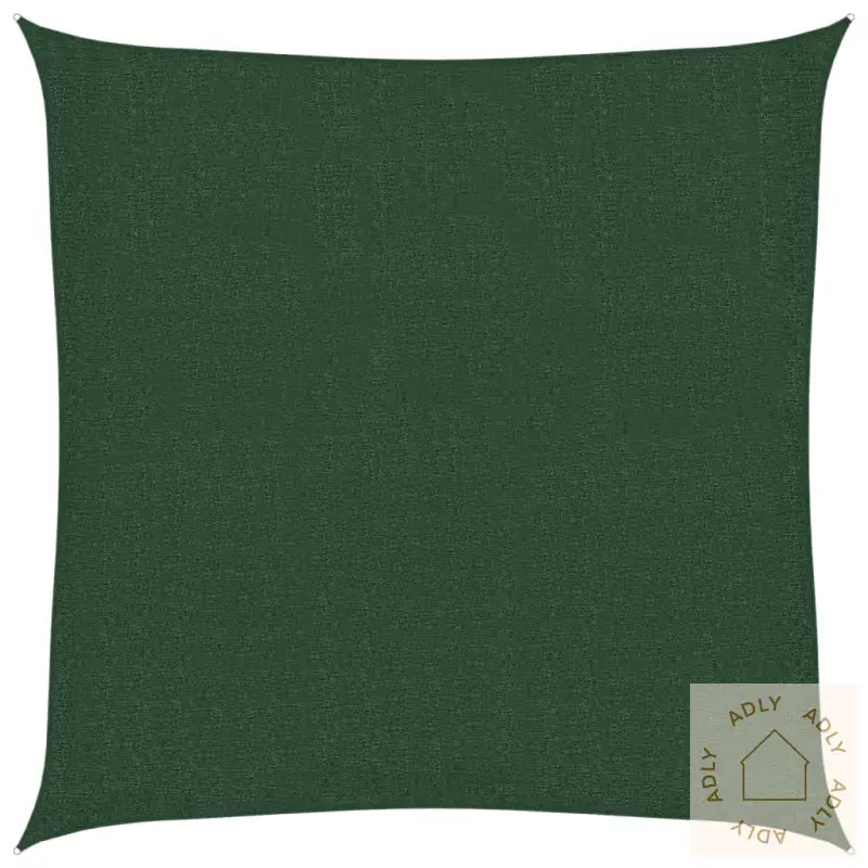 Solseil 160 G/M² Mørkegrønn 3X3 M Hdpe