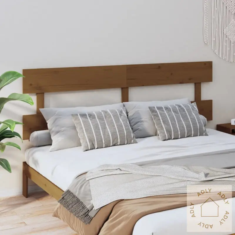 Sengegavl Honningbrun 204X3X81 Cm Heltre Furu