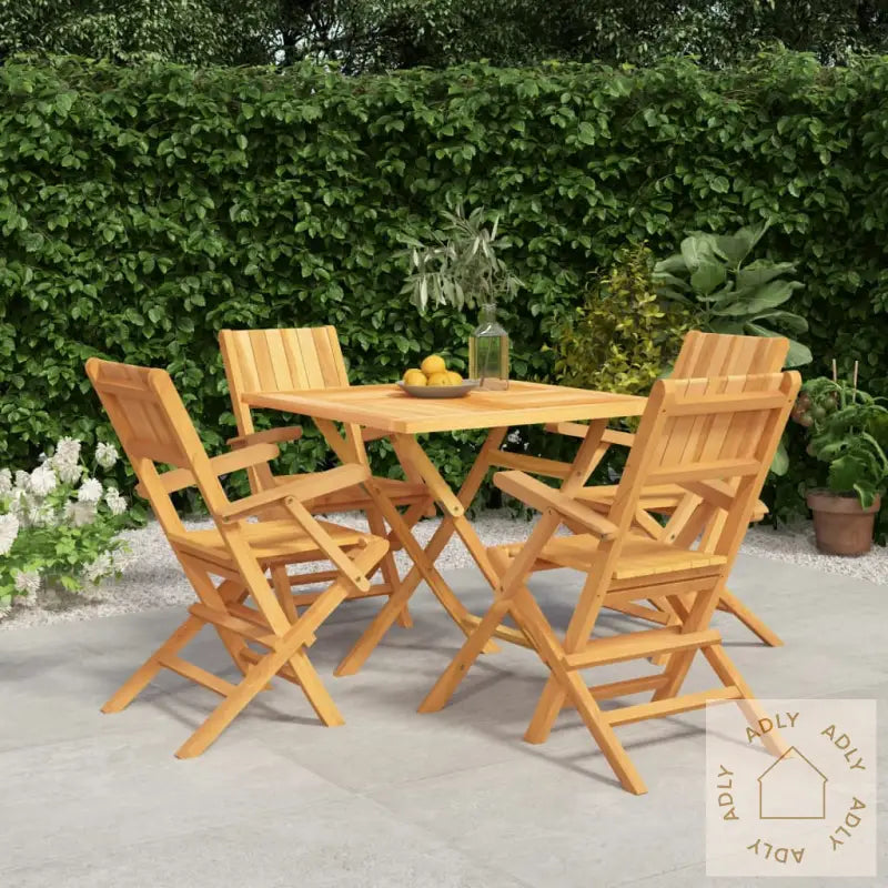 Hagespisegruppe 5 Deler Heltre Teak