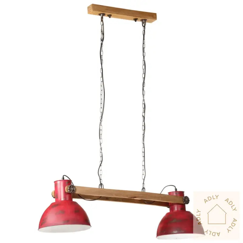 Hengelampe 25 W Mørkerød 85X28X109 Cm E27