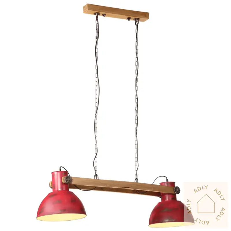 Hengelampe 25 W Mørkerød 85X28X109 Cm E27
