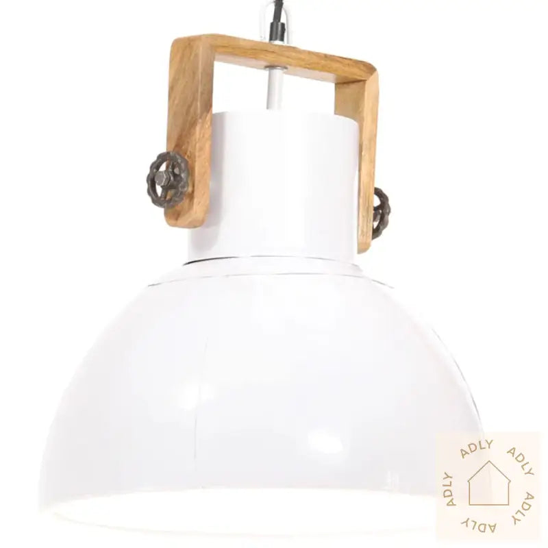 Industriell Hengelampe 25 W Hvit Rund 40 Cm E27