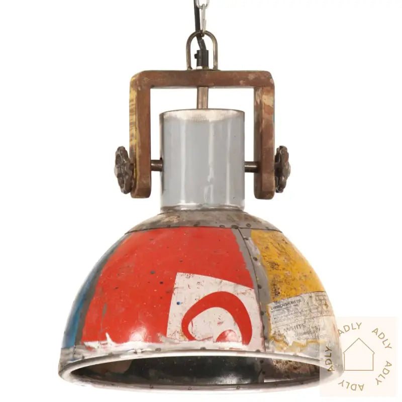 Industriell Hengelampe 25 W Flerfarget Rund 30 Cm E27