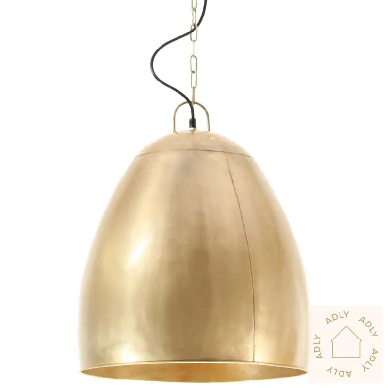 Industriell Hengelampe 25 W Messing Rund 42 Cm E27