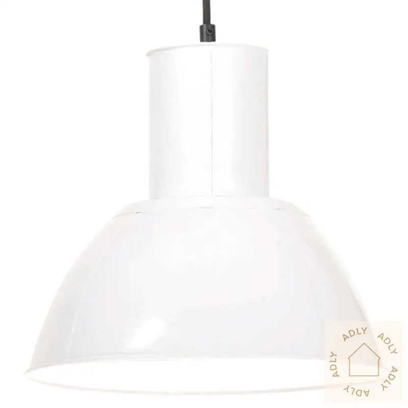 Hengelampe 25 W Hvit Rund 28,5 Cm E27