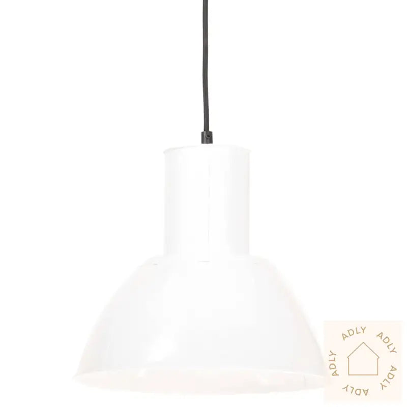 Hengelampe 25 W Hvit Rund 28,5 Cm E27