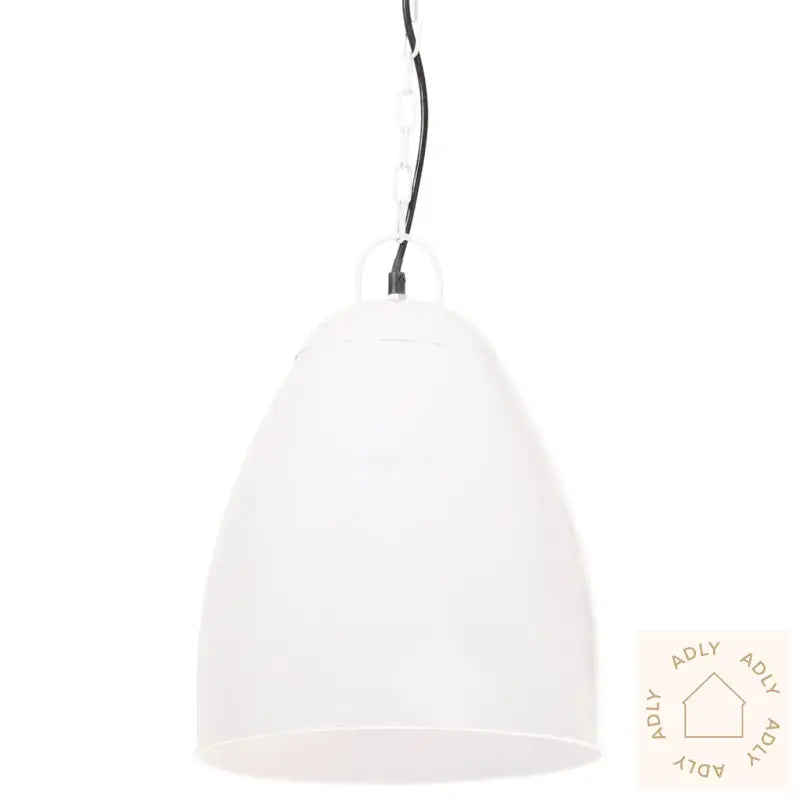 Industriell Hengelampe 25 W Hvit Rund 32 Cm E27