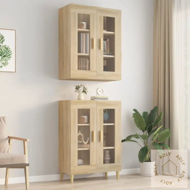 Hengende Veggskap Sonoma Eik 69,5X34X90 Cm