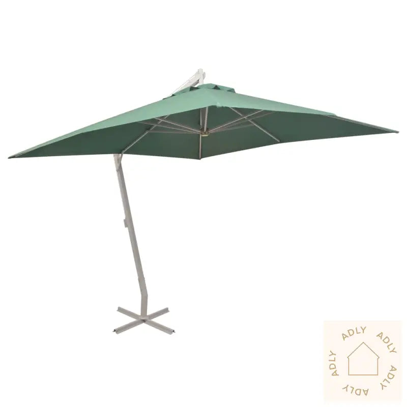 Hengeparasoll 300X300 Cm Grønn Aluminiumsstang