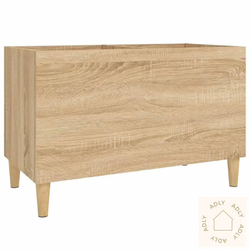 Hifi-Benk Sonoma Eik 74,5X38X48 Cm Konstruert Tre