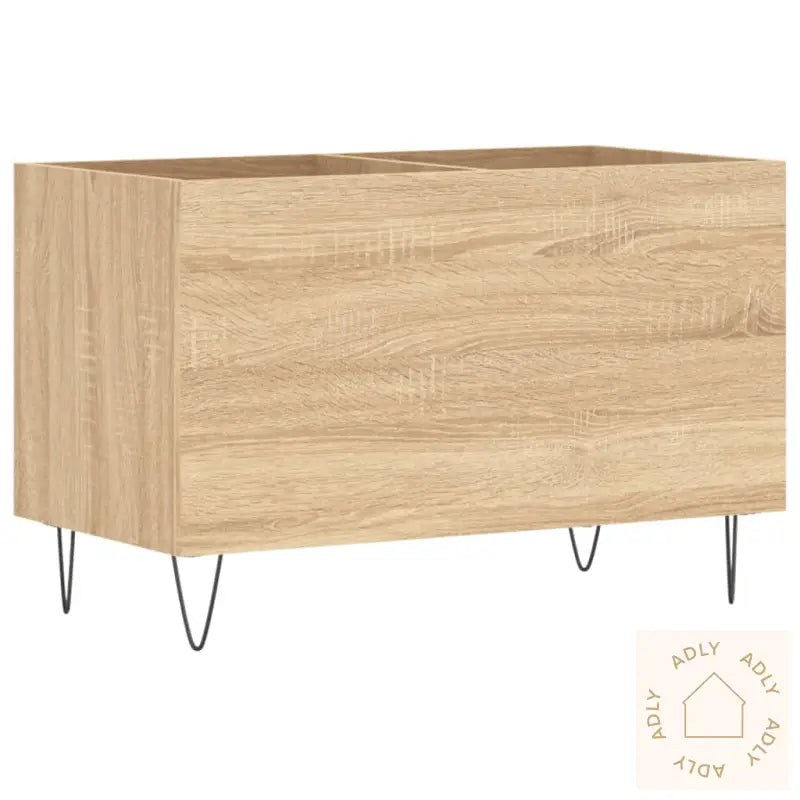 Hifi-Benk Sonoma Eik 74,5X38X48 Cm Konstruert Tre