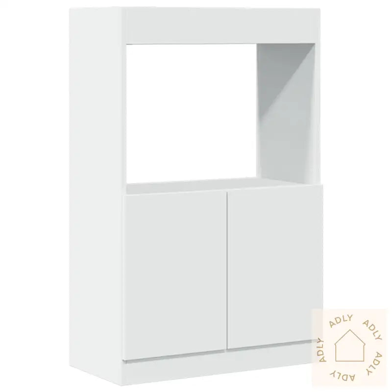 Highboard Hvit 63X33X100 Cm Konstruert Tre
