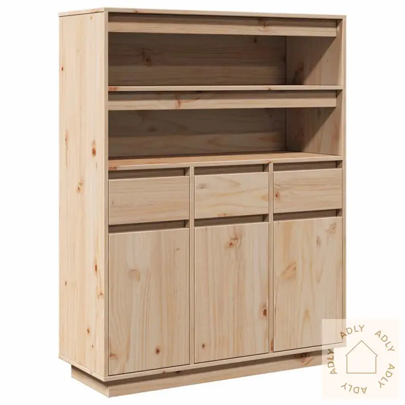 Highboard 89X34X116,5 Cm Heltre Furu