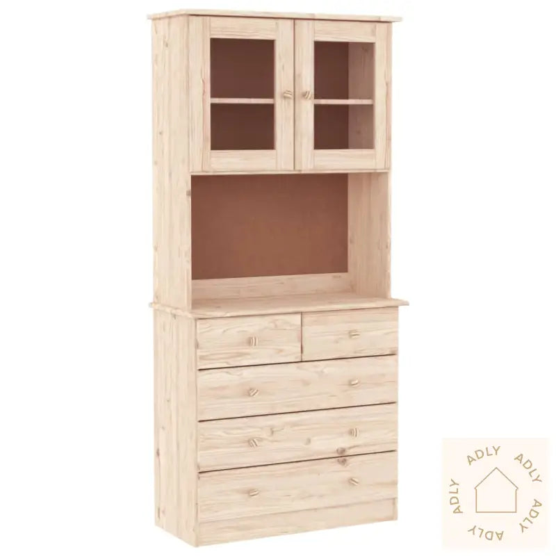 Highboard Alta 77X35X165 Cm Heltre Furu
