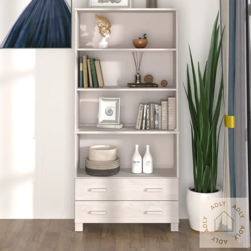 Highboard Hamar Heltre Furu Hvit