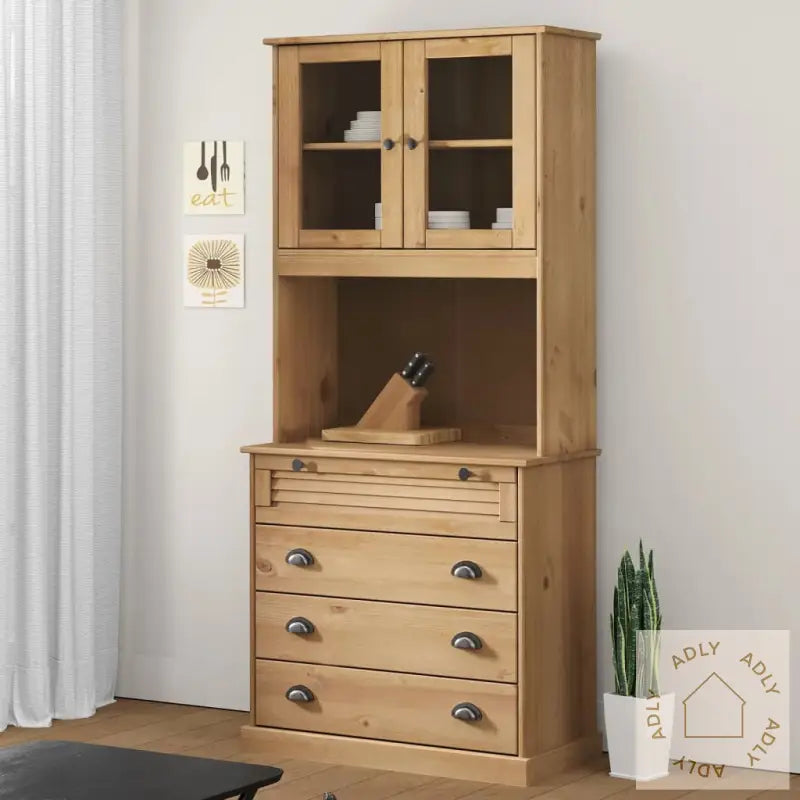 Highboard Vigo 80X40X176 Cm Heltre Furu