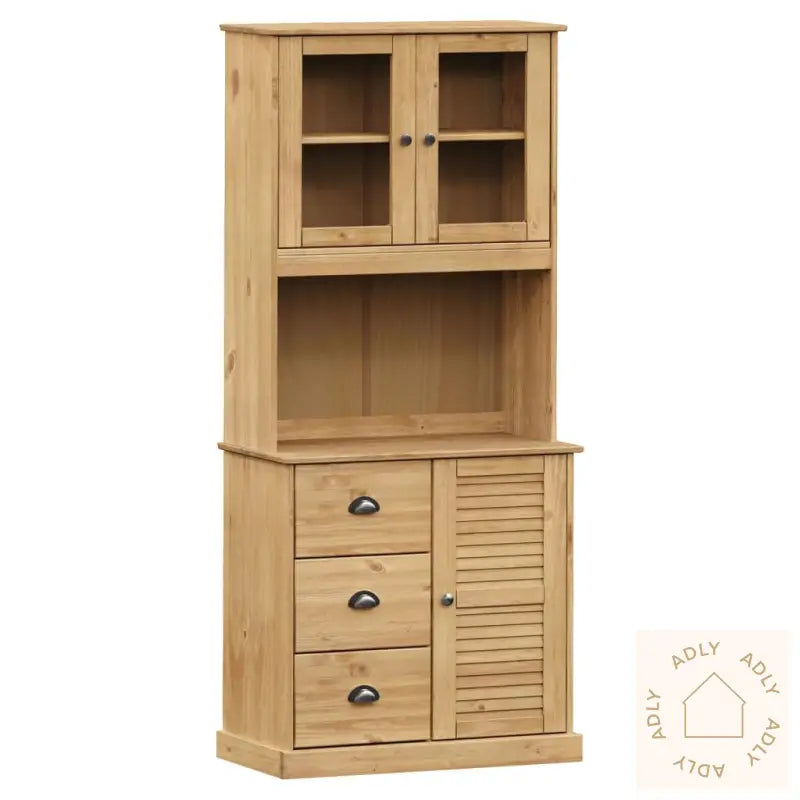 Highboard Vigo 78X40X175 Cm Heltre Furu