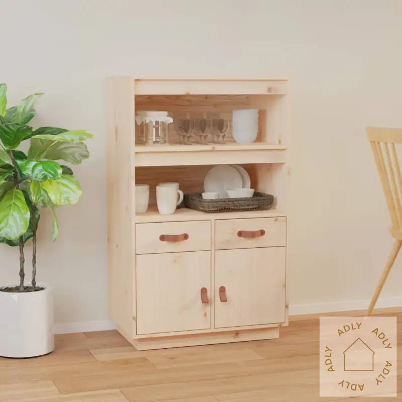 Highboard 67X40X108,5 Cm Heltre Furu