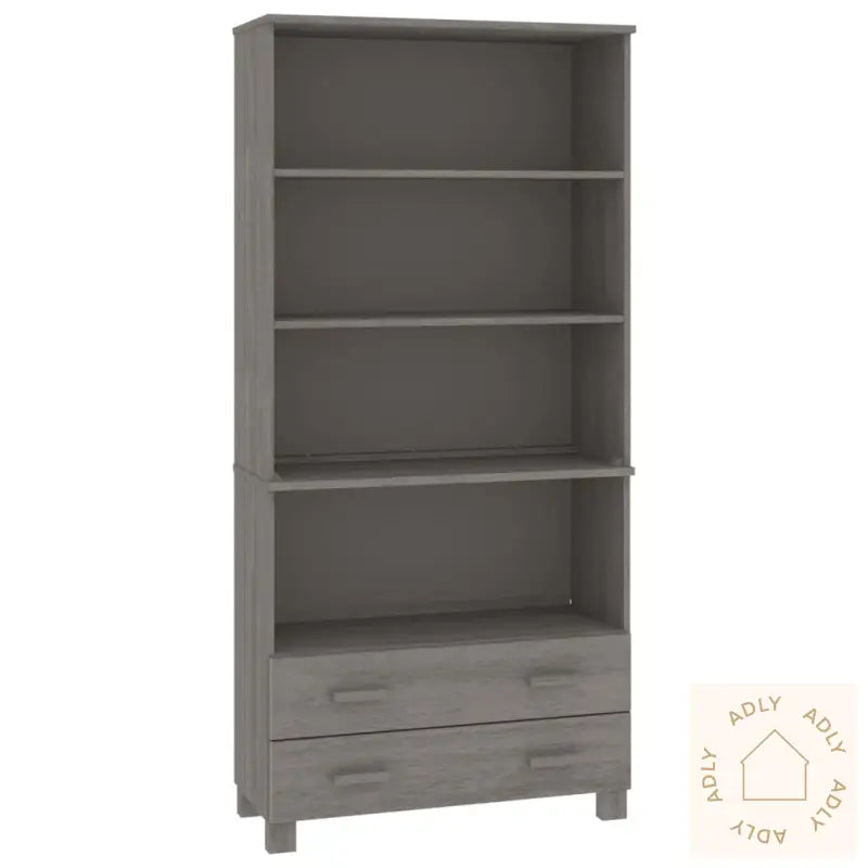 Highboard Hamar Heltre Furu Lysegrå
