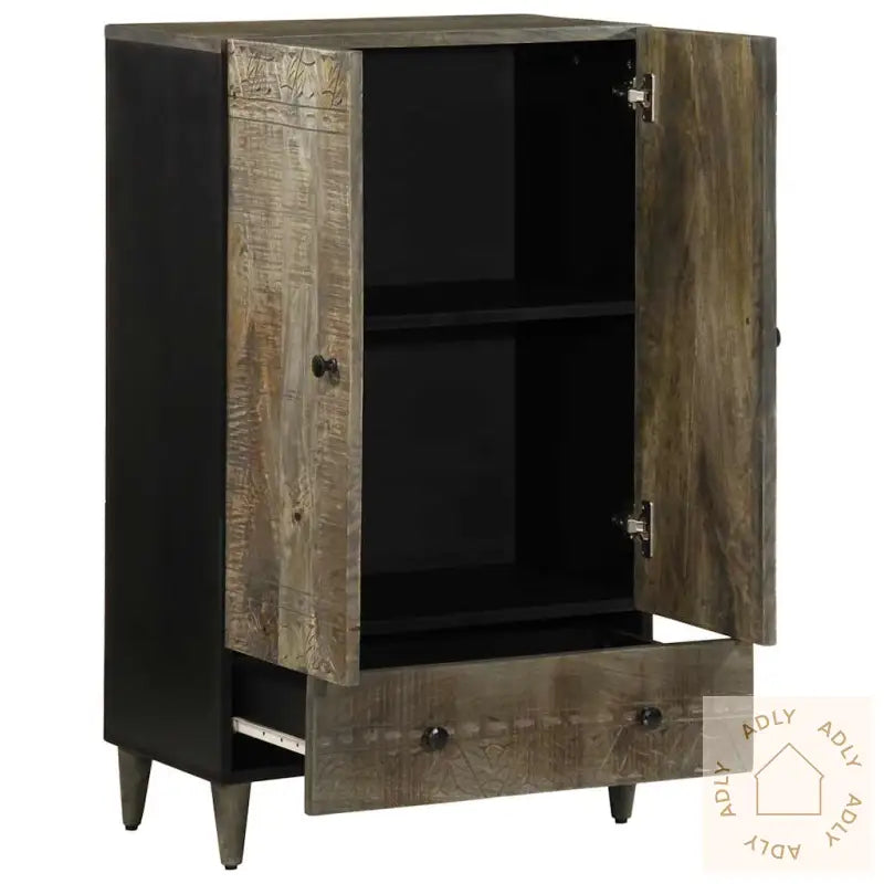 Highboard 60X33X100 Cm Heltre Mango