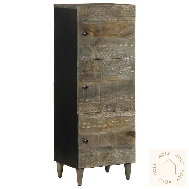 Highboard 40X33X110 Cm Heltre Mango