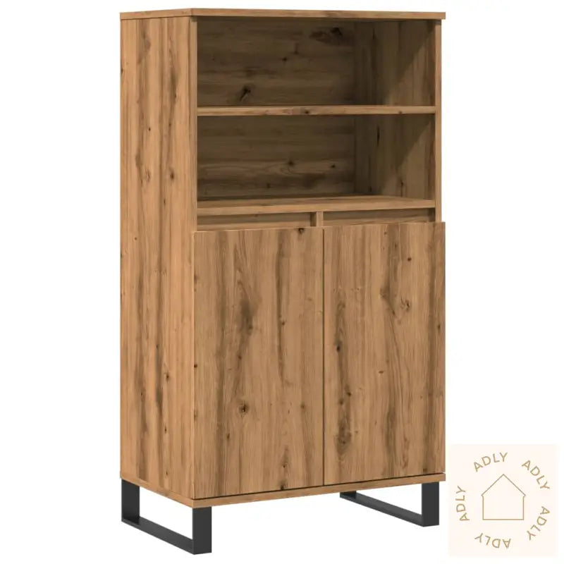 Highboard Artisan Eik 60X36X110 Cm Konstruert Tre