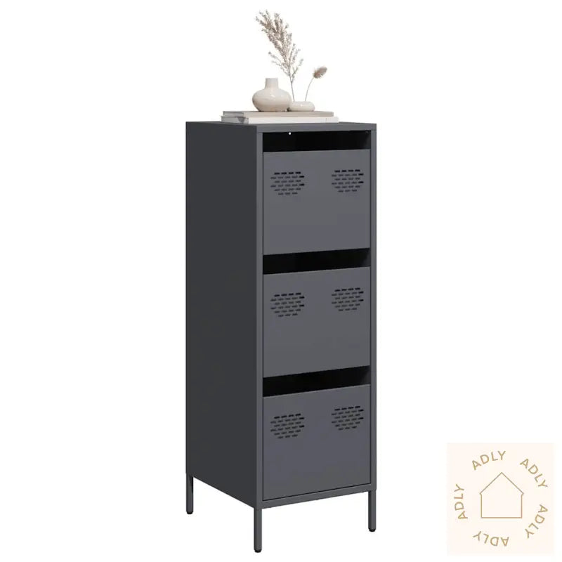 Highboard Antrasitt 39X35X103,5 Cm Stål